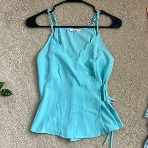 Mi Ami Blue Blouse
